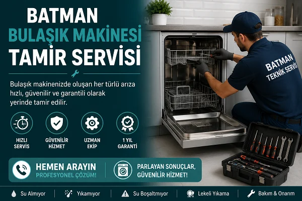 Batman Bulaşık Makinesi Tamir Servisi